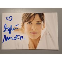 Автограф на фото Софи Марсо.