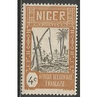 Французский Нигер. Водозабор в пустыне. 1926г. Mi#31.