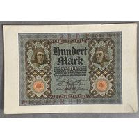 Банкнота 100 марок 1920 год. Веймарская республика.