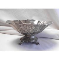 Конфетница Фруктовница Чаша Серебрение 22,8 х 18,3 см