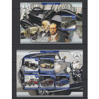Мадагаскар 2020** Ретро автомобили Мерседес-Бенц (Mercedes-Benz)
