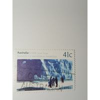 Австралия год 1990.  Научные исследования льда (гляциология) австралийскими и советскими учеными.