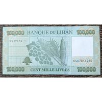 100000 ливров 2023 года - Ливан - UNC