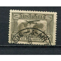 Австралия - 1931 - Полеты Кингсфорд-Смит. Авиамарка - [Mi. 113] - полная серия - 1 марка. Гашеная.  (LOT Gy11)-T3P7
