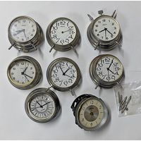 Будильник РАКЕТА 7шт на запчасти или под восстановление + бонус. Одним лотом, БМЦ с рубля