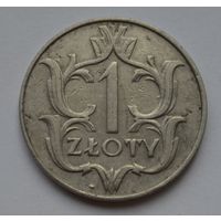 Польша, 1 злотый  1929 г.