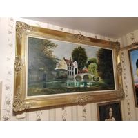 "Лебединое озеро". 141х81см. Европейская живопись.