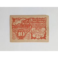 Нотгельд 10 пфеннигов 1921 г.