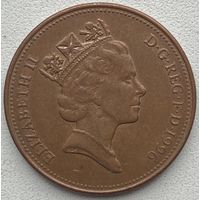 Великобритания 2 пенса 1996 г.