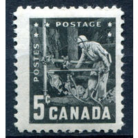 Канада - 1957г. - горнодобывающая промышленность - 1 марка - полная серия, MLH [Mi 320]. #3-WK-100-A-2
