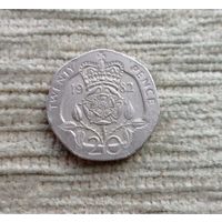 Werty71 Великобритания 20 пенсов 1982