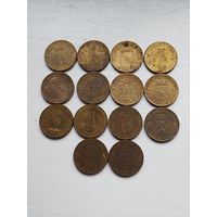 Монеты ГВС Россия 14 штук.