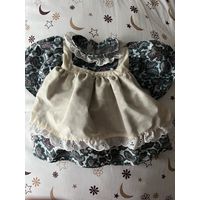 Платье для куклы ростом 35 см.