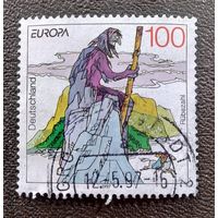 Марка Германия 1997 год Сказки