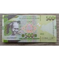 Werty71 Гвинея 500 франков 2022 UNC банкнота