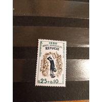 1960 Франция Всемирный год беженцев чистая клей MNH** (5-10)