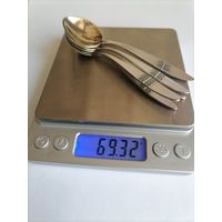 Ложки кофейные 6 шт. Серебро 916 пр.