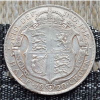 Великобритания 1/2 кроны 1920 года. Король Георг V. Серебро. Сторгуй за свою цену, предложи обмен!  Y