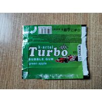 Вкладыш Turbo Rally 08 наклейки фантики авто auto турбо