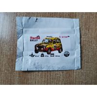 Вкладыш Turbo Rally 08 наклейки фантики авто auto турбо