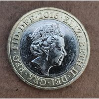 Великобритания 2 фунта 2016 г., UC# 8