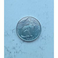 Коста Рика 50 колон 2023 год  Вересковая пустошь. Горный заяц