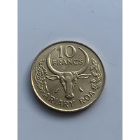 Мадагаскар 10 франков 1989