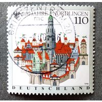 Марка Германия 1998 год 1100 лет Нёрдлингену
