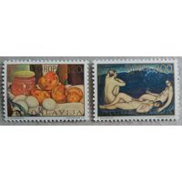 Марки Европы. Живопись.