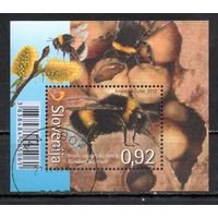 Шмели Словения 2012 год 1 блок