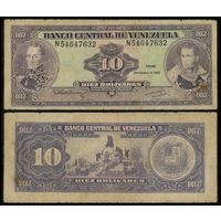 Венесуэла 10 боливар 1992 год.