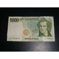 Италия, 5000 Лир 1985