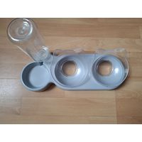 Кормушка для животных с поилкой