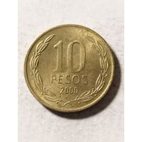 Чили 10 песо 2000
