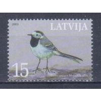 [532] Латвия 2003. Фауна.Птицы.Трясогузка. БЕЗ КЛЕЯ.