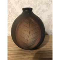 Ваза керамическая "Лист" JIESIA KAINA СССР