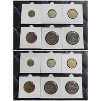 Распродажа !!! Гонконг 6 монет (10, 20, 50 центов, 1, 2, 5 долларов) 1997 г. UNC