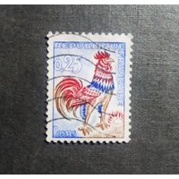 Марка Франция 1965 год Галльский петух