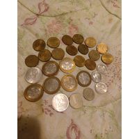 Большой лот  интересных монет России