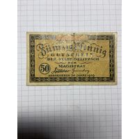 50 пфеннигов (нотгельды) г. Германия - 1312-2