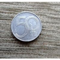 Werty71 Чехия Чехословакия 50 геллеров 1997 Лев