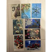 Открытки СССР Новогодние