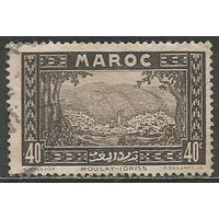 Французское Марокко. Мечеть Мулай Идрис. Пейзаж. 1933г. Mi#102.