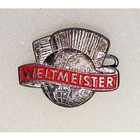 Значок WELTMEISTER. Германия, ведущий производитель аккордеонов и баянов