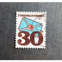 Марка Чехословакия 1974 год Стандарт