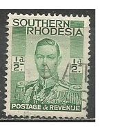 Южная Родезия. Король Георг VI. 1937г. Mi#42.