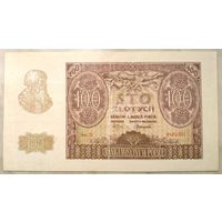 Польша 100 злотых 1940г, (распродажа коллекции).