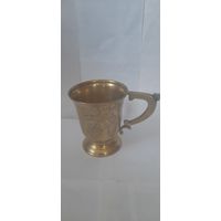 КРУЖКА ЛАТУННАЯ,ИНДИЯ.