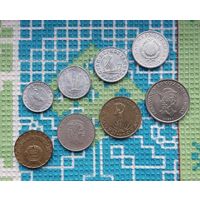 Коммунистическая Венгрия 10, 20, 50 филлеров; 1, 2, 5, 10, 20 форинтов, UNC