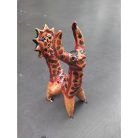 Майолика Узбекская ССР. Город Вабкент. Дракон